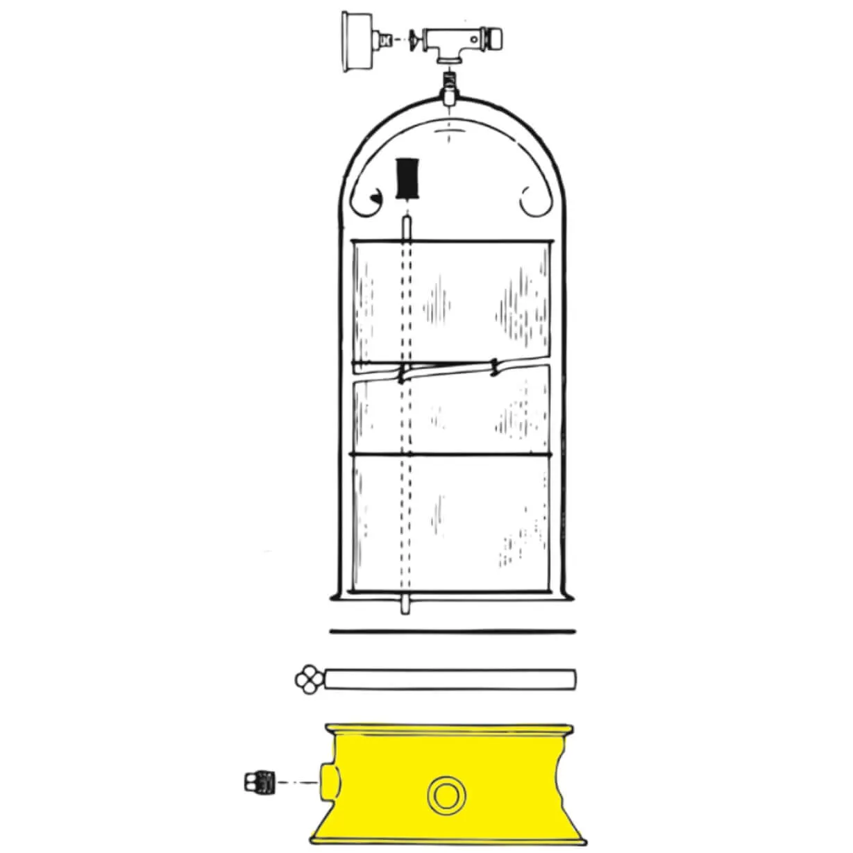 Pentair Base With Pipe Plugs For Posi-Flo Filters | WC104-78P