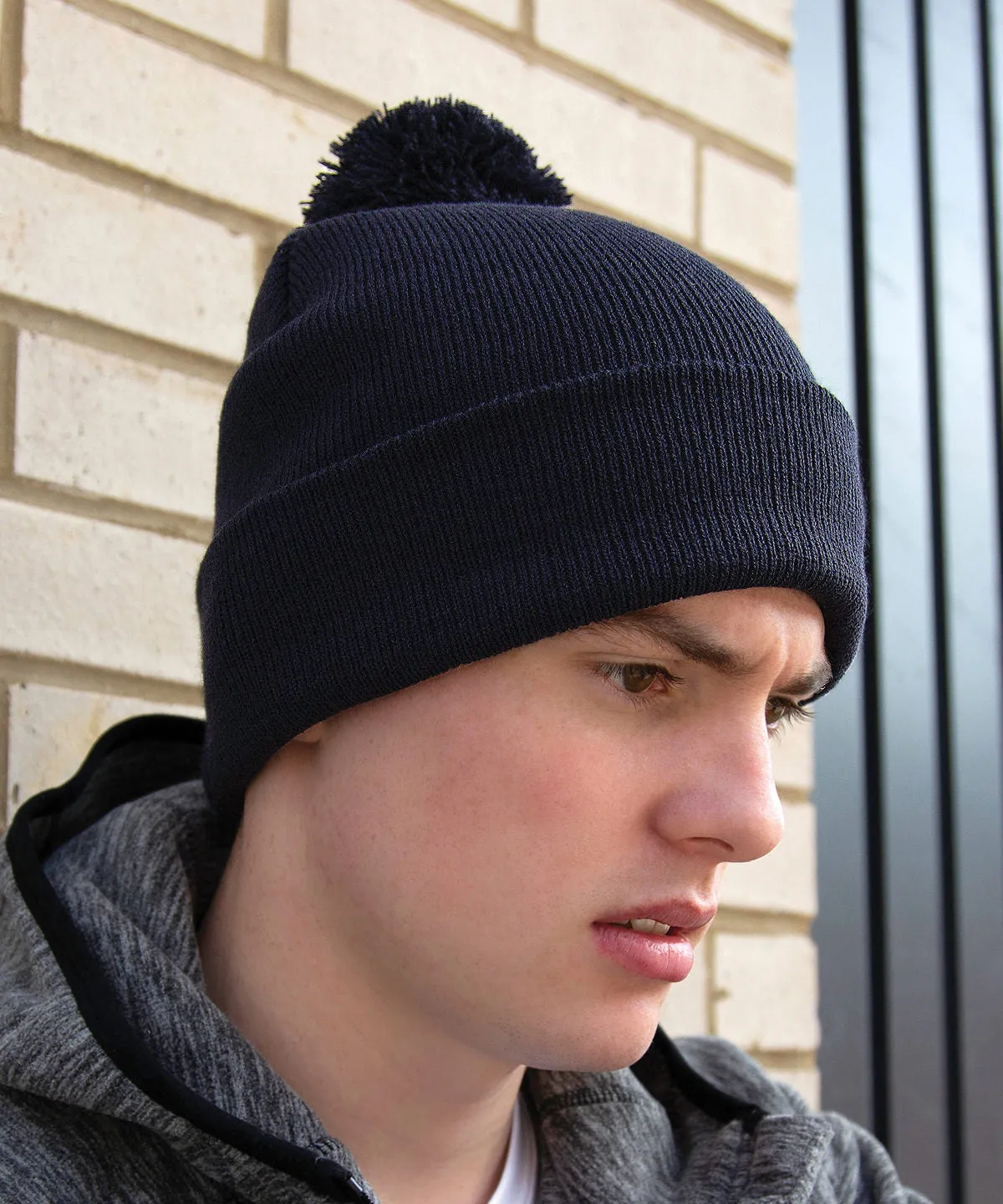 Pom pom beanie | Royal