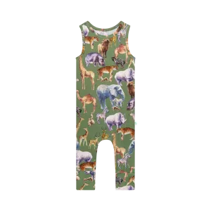 Posh Peanut Racerback Romper - Posh Safari