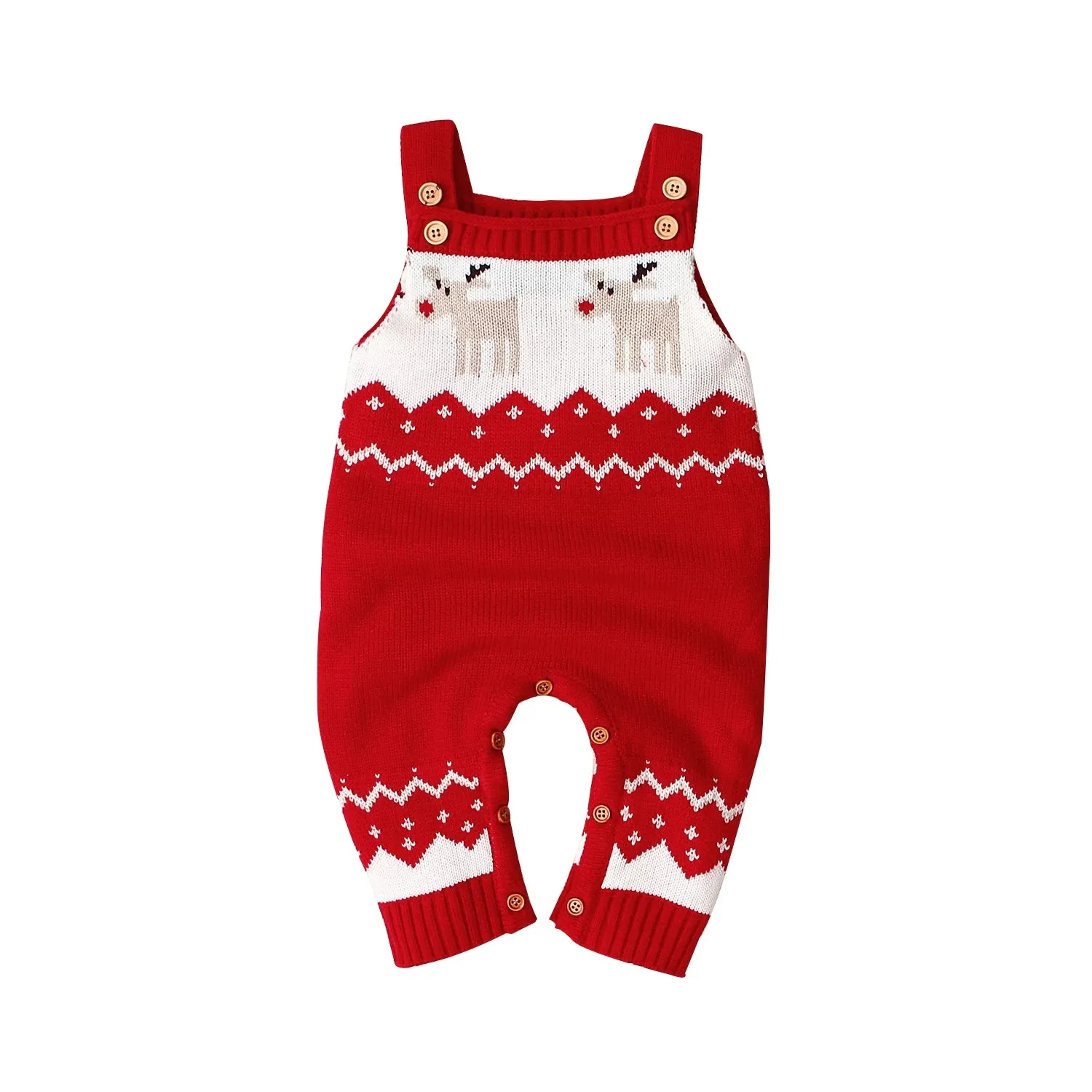 "Winter Sweeties" Knit Rompers