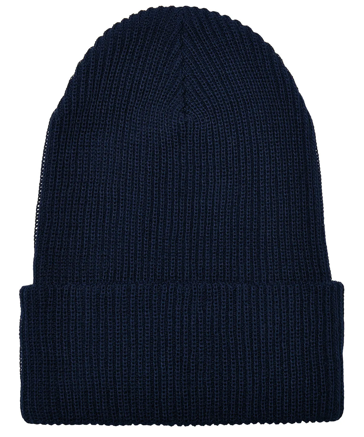 Recycled yarn ribbed knit beanie (1504RY) | Royal Blue