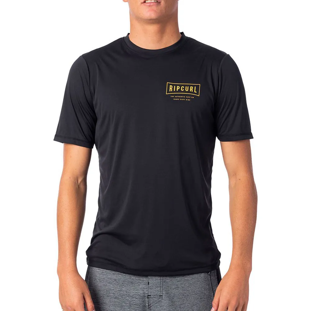 Rip Curl Driven Short Sleeved Surflite UV Tee - Black