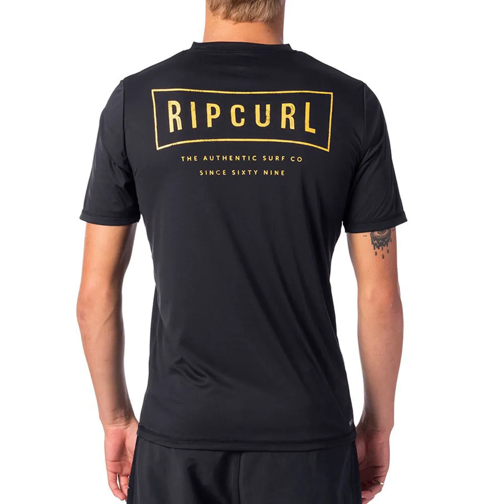 Rip Curl Driven Short Sleeved Surflite UV Tee - Black