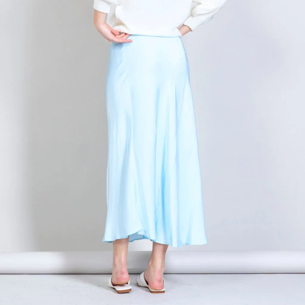 Satin solid color skirts  wholesale