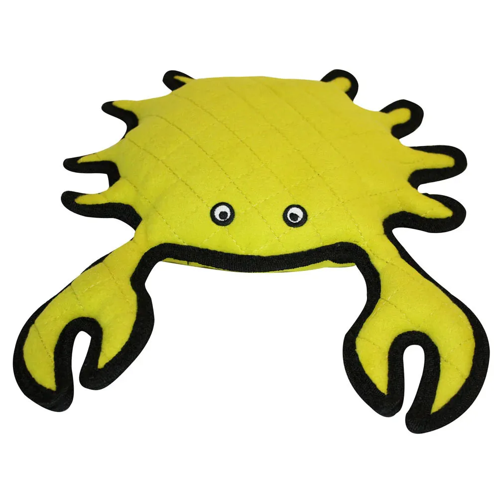 Sea Animal - Tuff Durable Yellow Crab -  Dog Toy