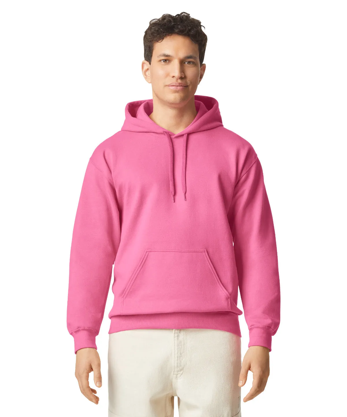 Softstyle midweight fleece adult hoodie | Sand