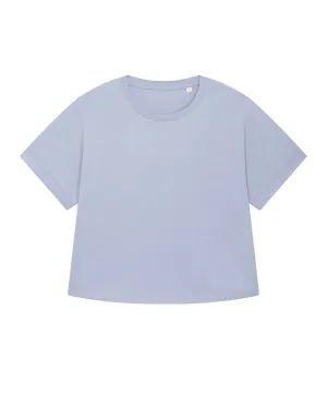 Stella Collider oversized womens t-shirt (STTW089) | Serene Blue