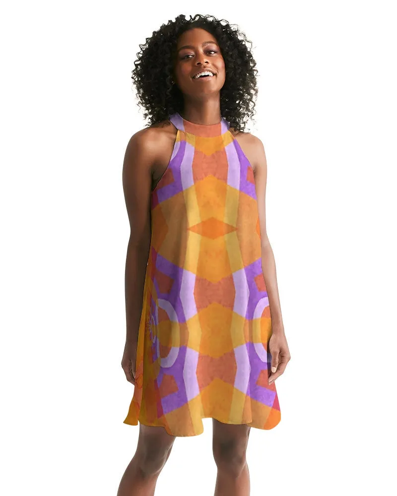 Sunrise Women's Halter Dress