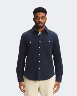 The North Face Twill Flannel Men Lifestyle Shirt Aviator Navy