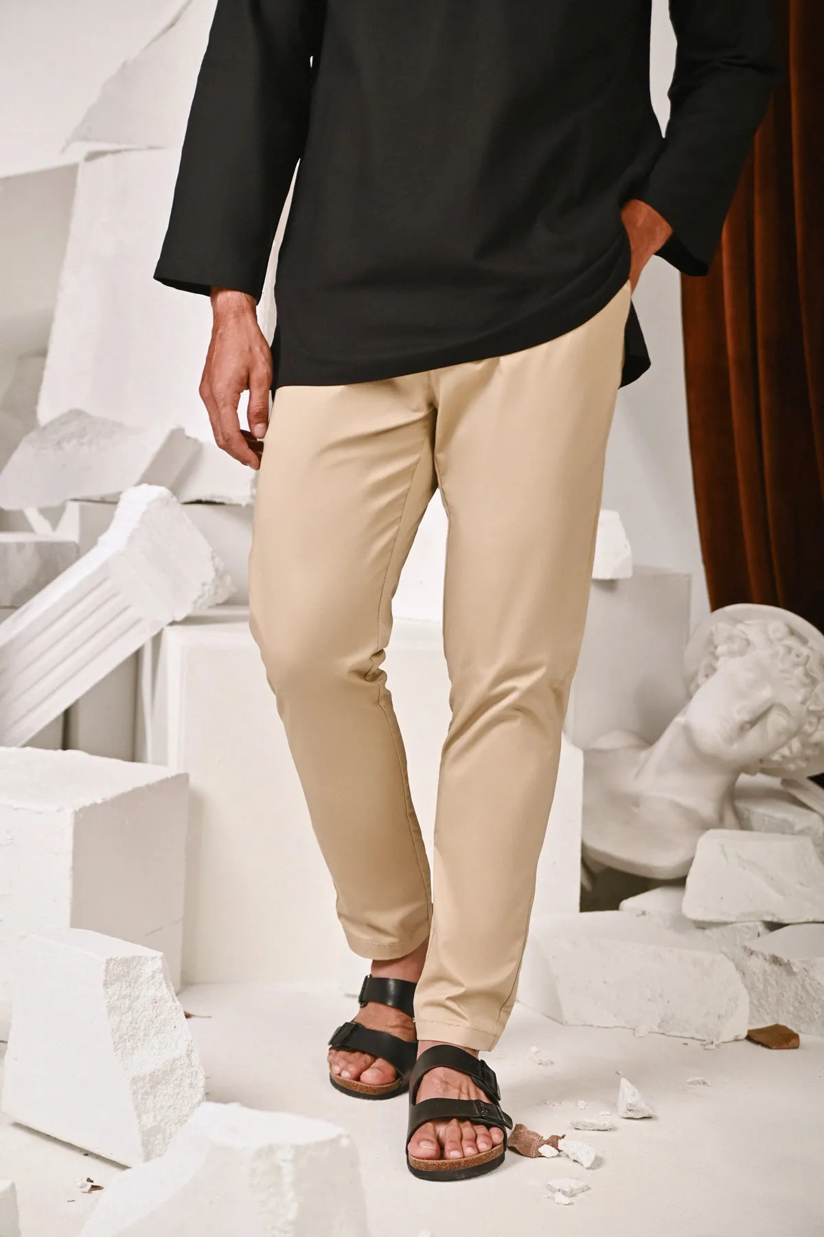 The Perfect Men Slim Fit Pants - Khaki