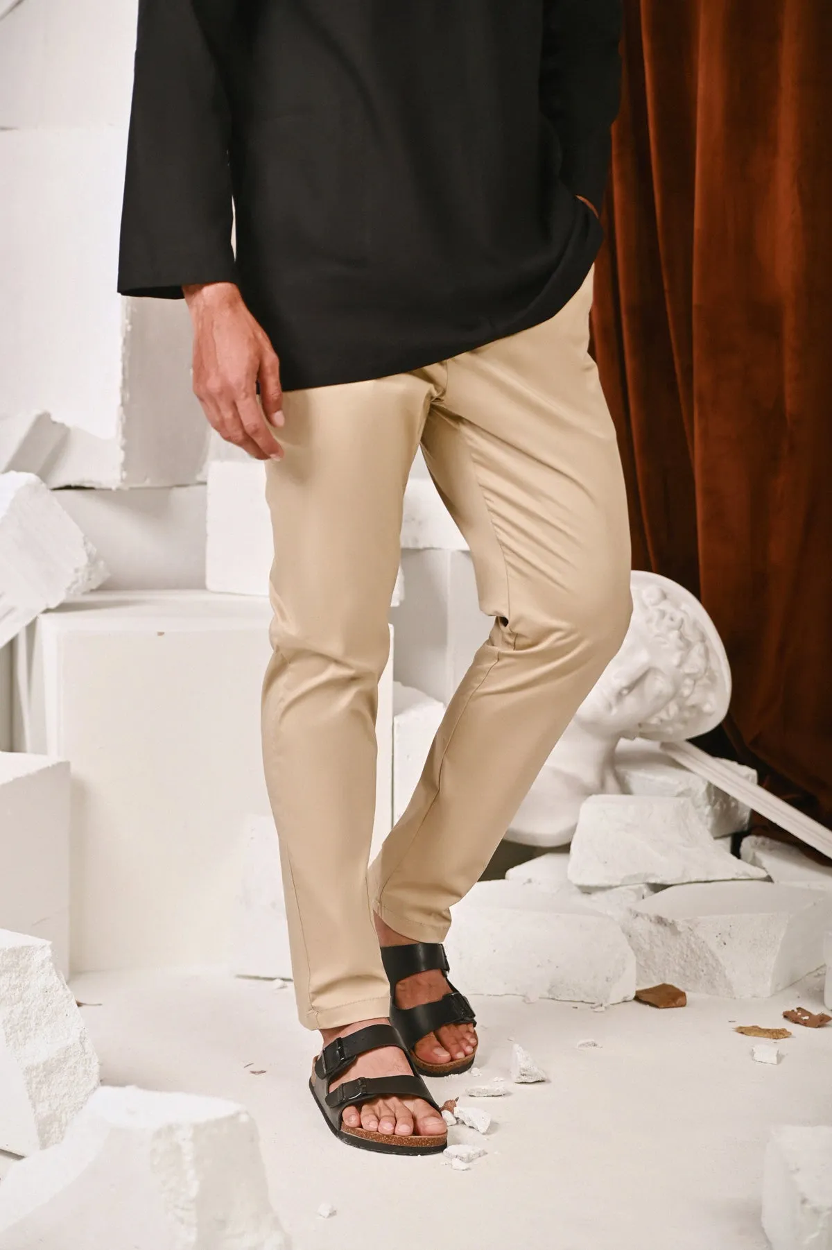 The Perfect Men Slim Fit Pants - Khaki