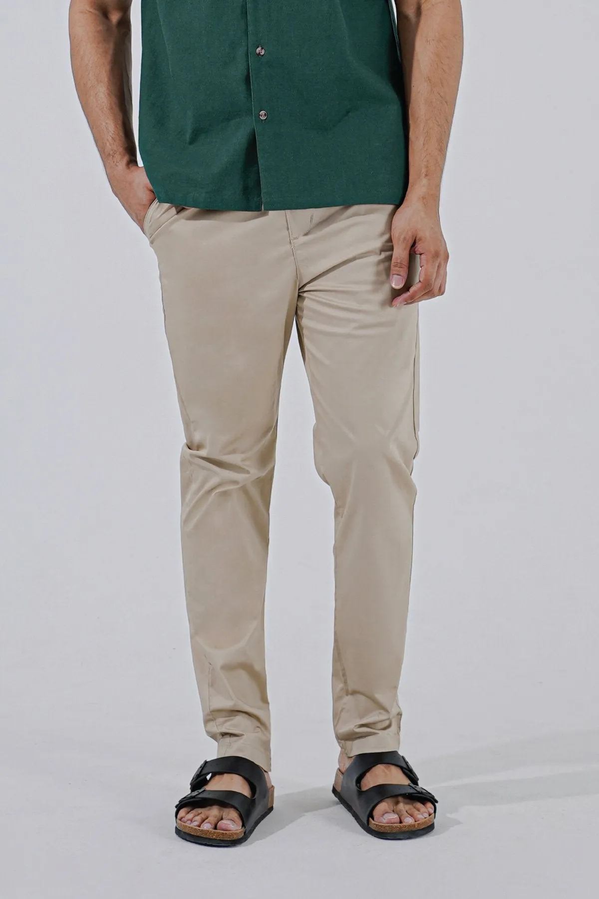 The Perfect Men Slim Fit Pants - Khaki