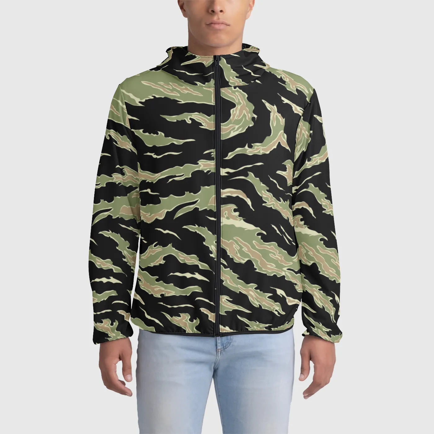 Tiger Camo Windbreaker