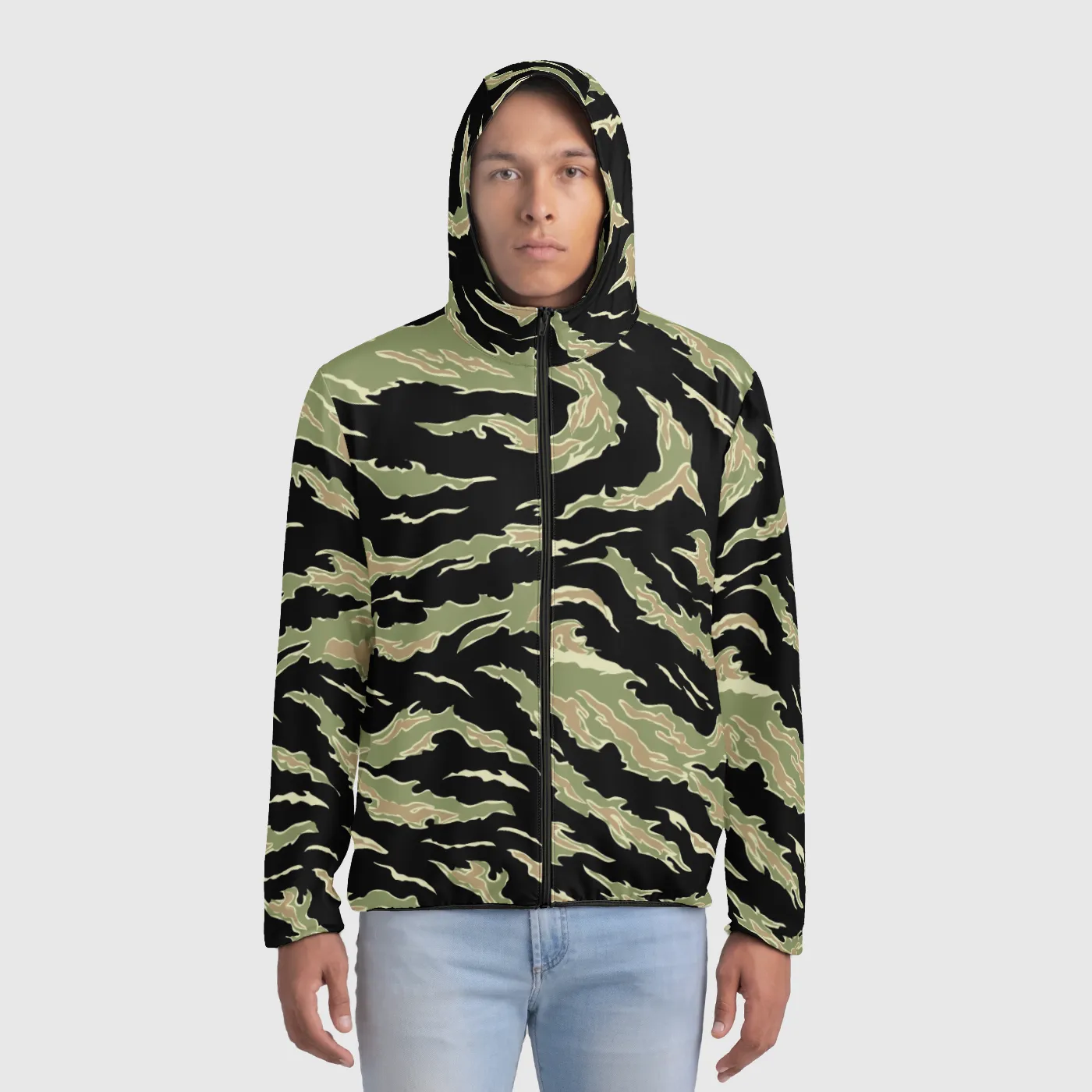 Tiger Camo Windbreaker