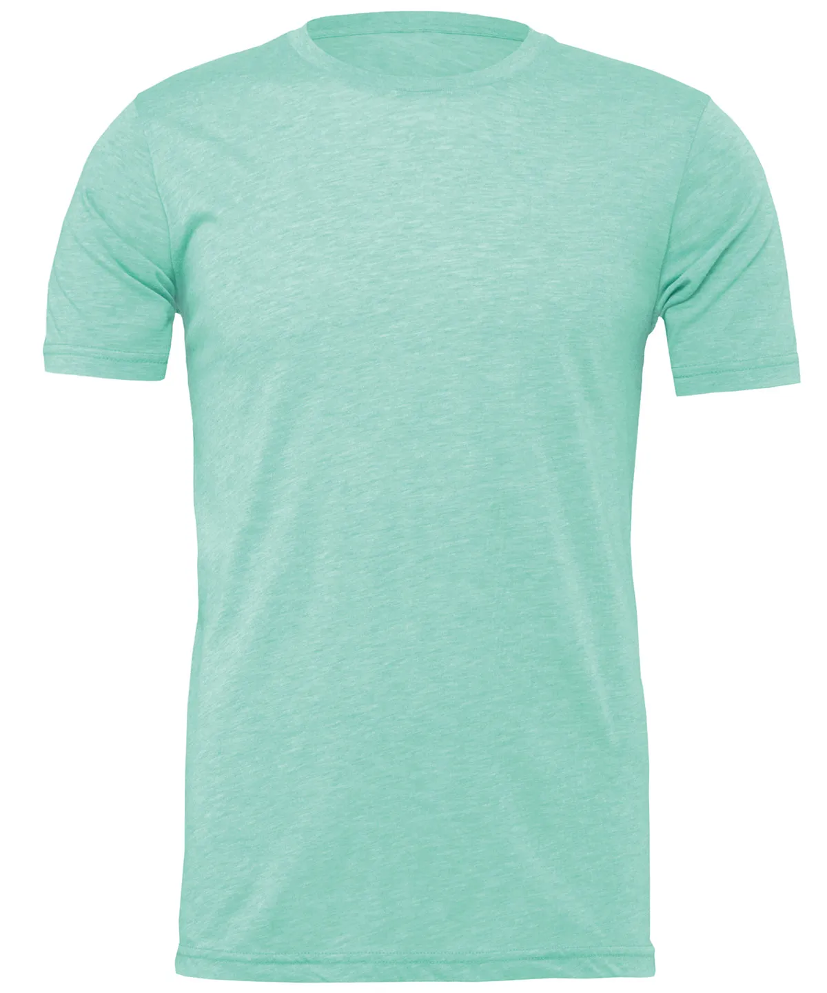 Unisex heather CVC short sleeve t-shirt | Heather Mint