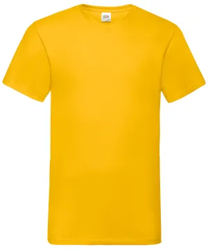 Valueweight v-neck T | Sunflower