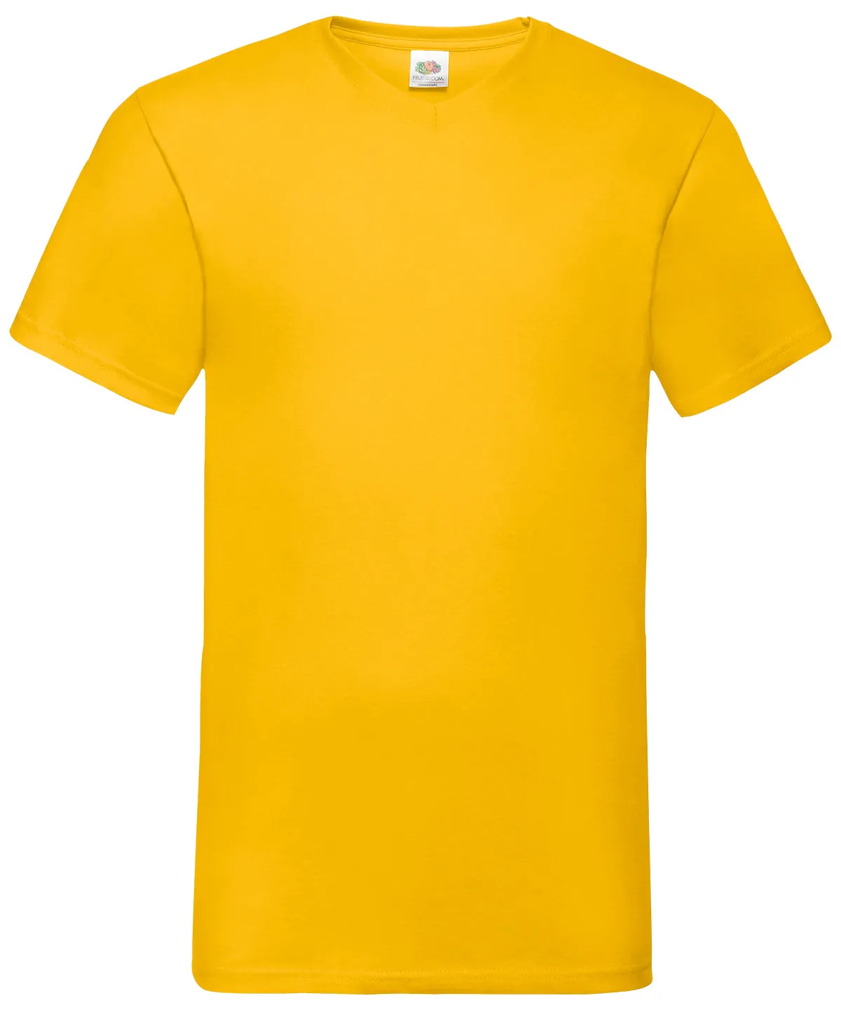 Valueweight v-neck T | Sunflower