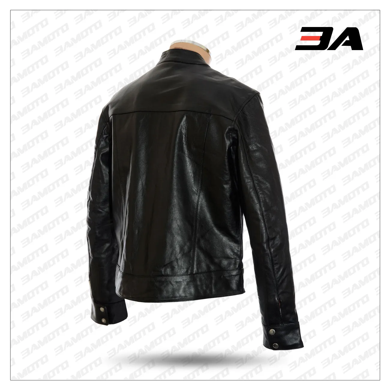 Victor Frankenstein Soft Black Leather Jacket