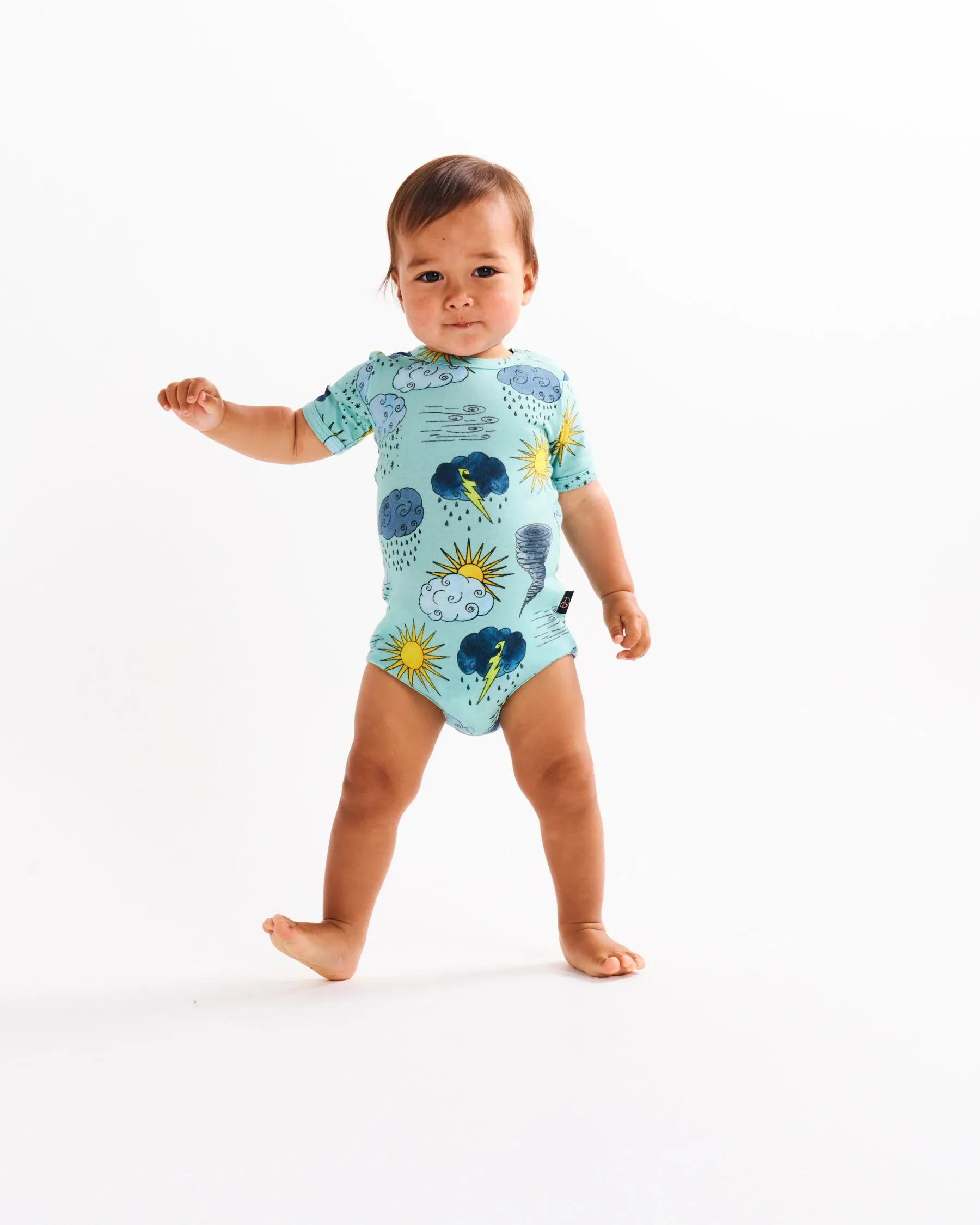 Weather Report Organic Short Sleeve Romper