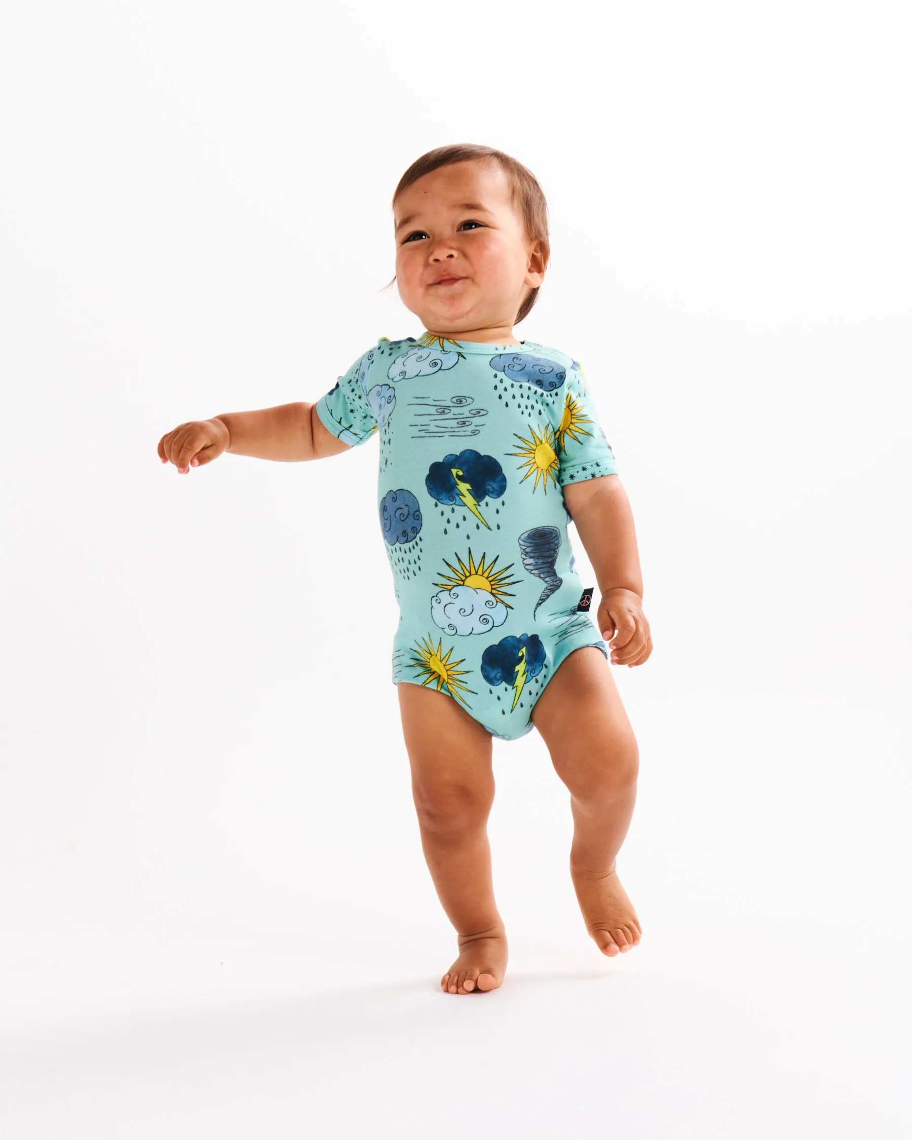 Weather Report Organic Short Sleeve Romper