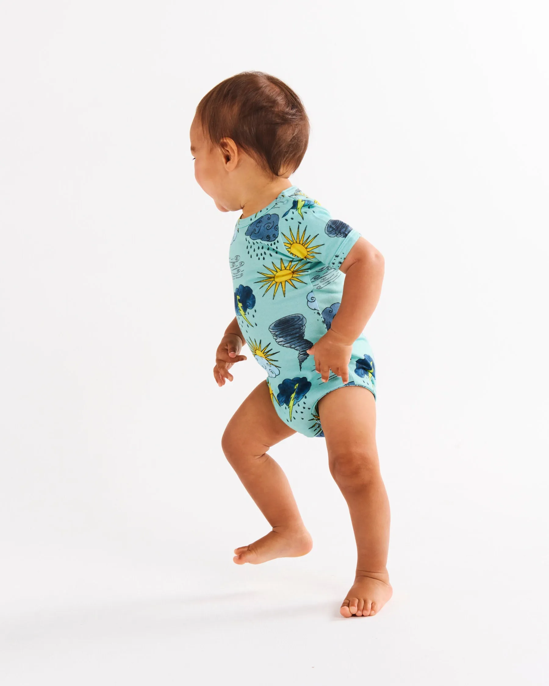 Weather Report Organic Short Sleeve Romper