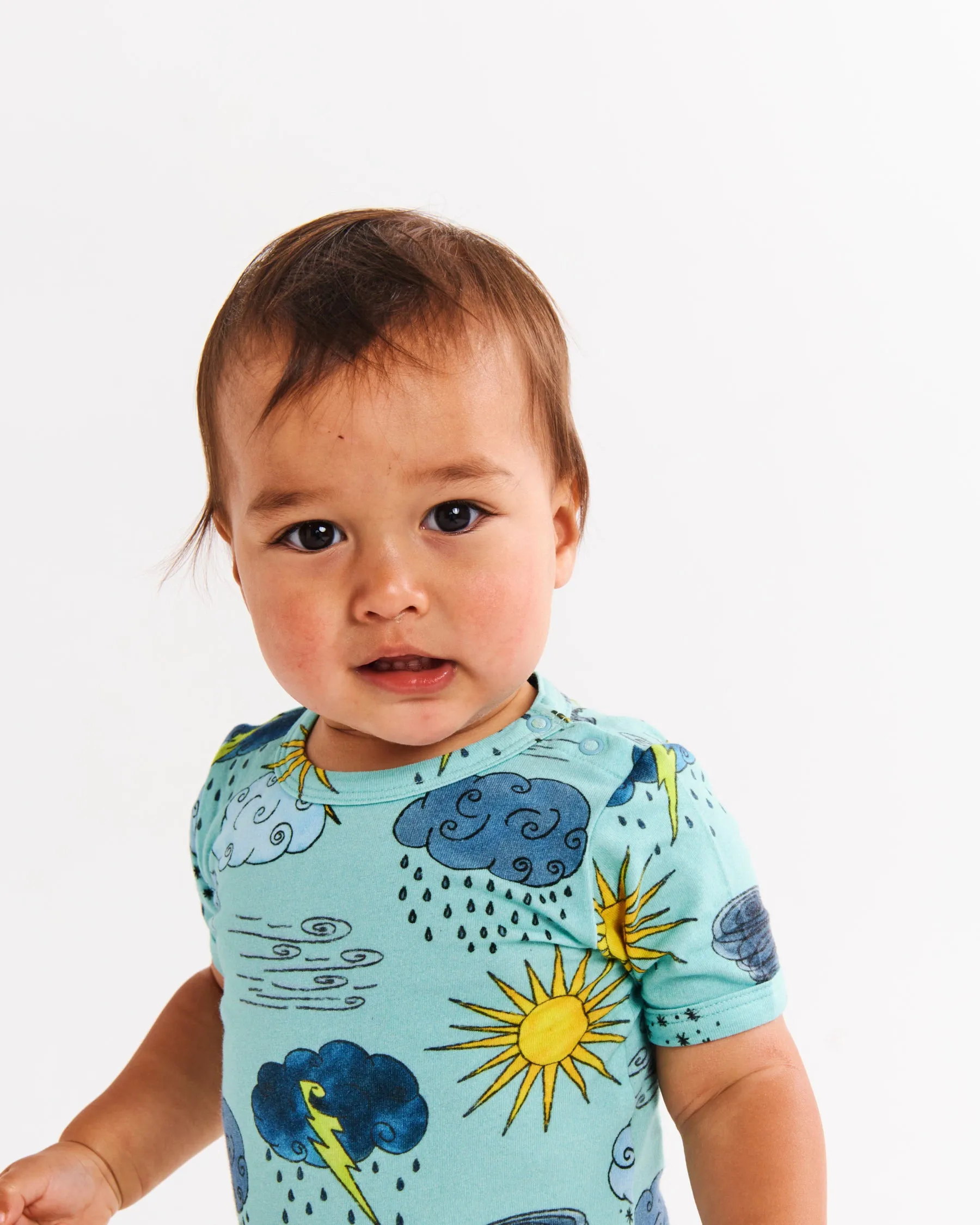 Weather Report Organic Short Sleeve Romper