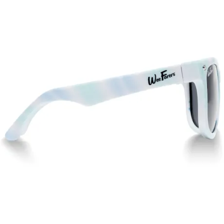 WeeFarers Polarized Sunglasses - Tie Dye Blue-Green