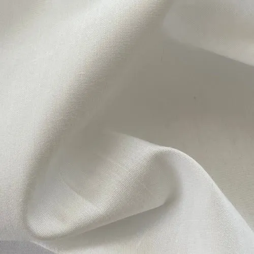 White | Cotton|Polyester Solid Shirting - SKU 5979