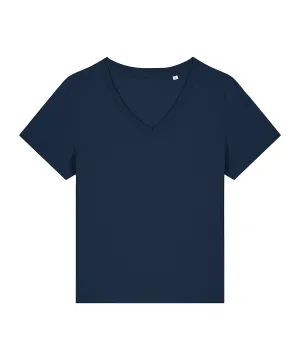 Womens Stella Isla v-neck t-shirt (STTW176) | French Navy