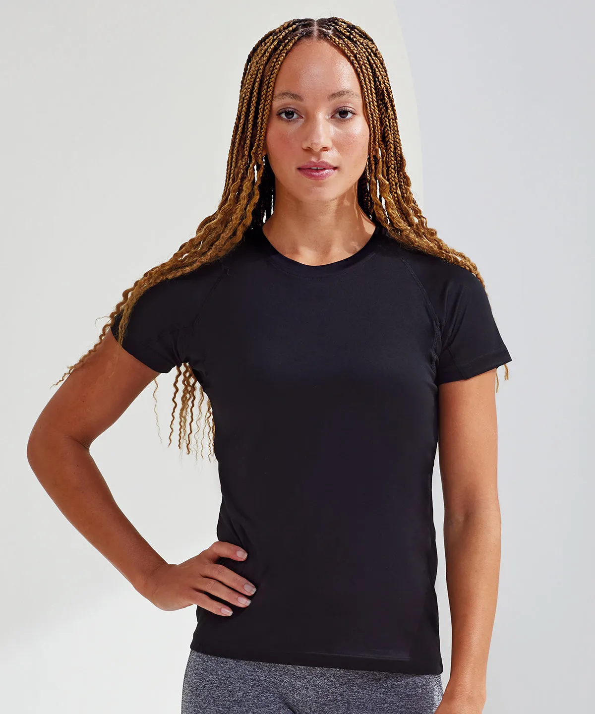 Womens TriDri® panelled tech tee | Fire Red