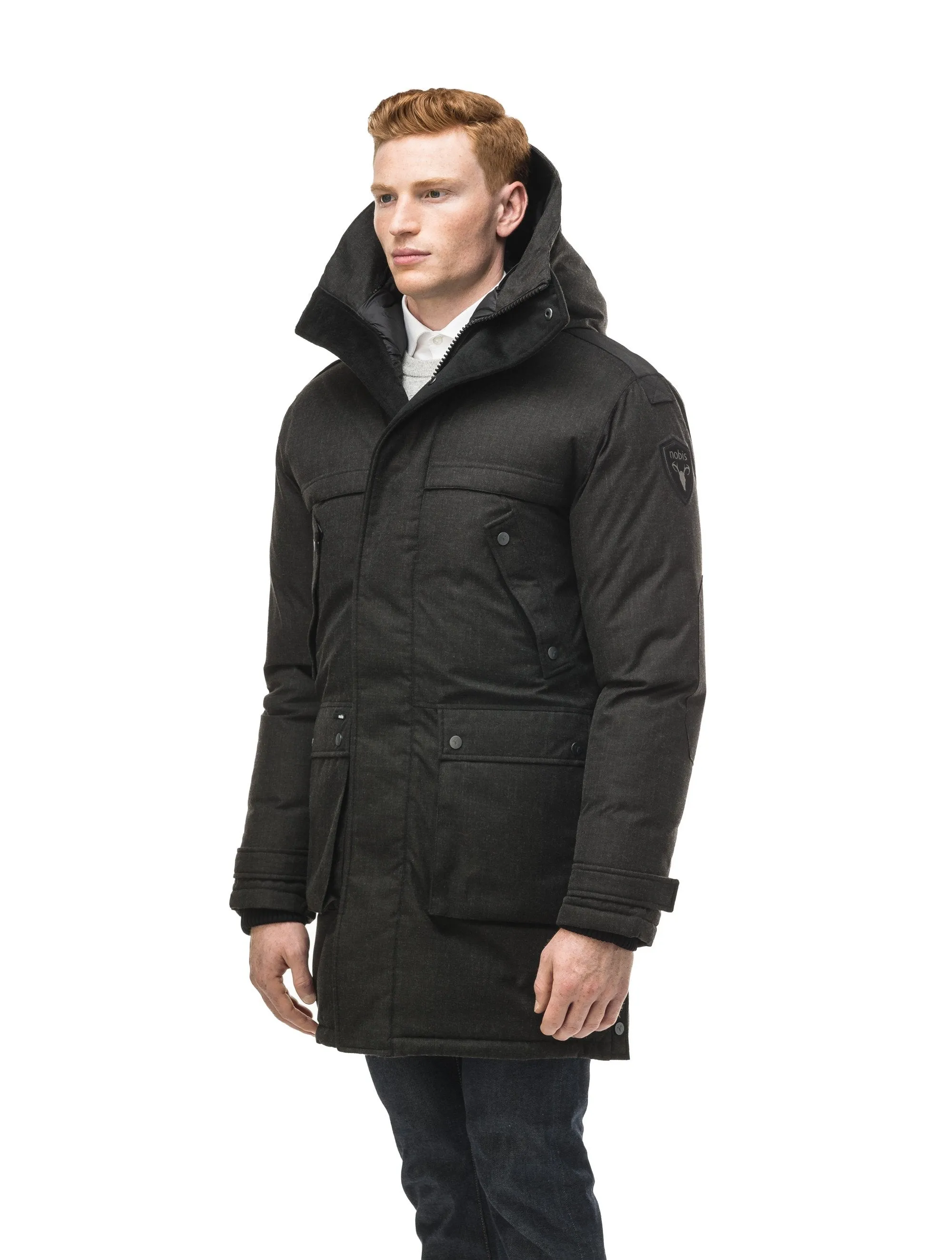 Yatesy Men's Long Parka