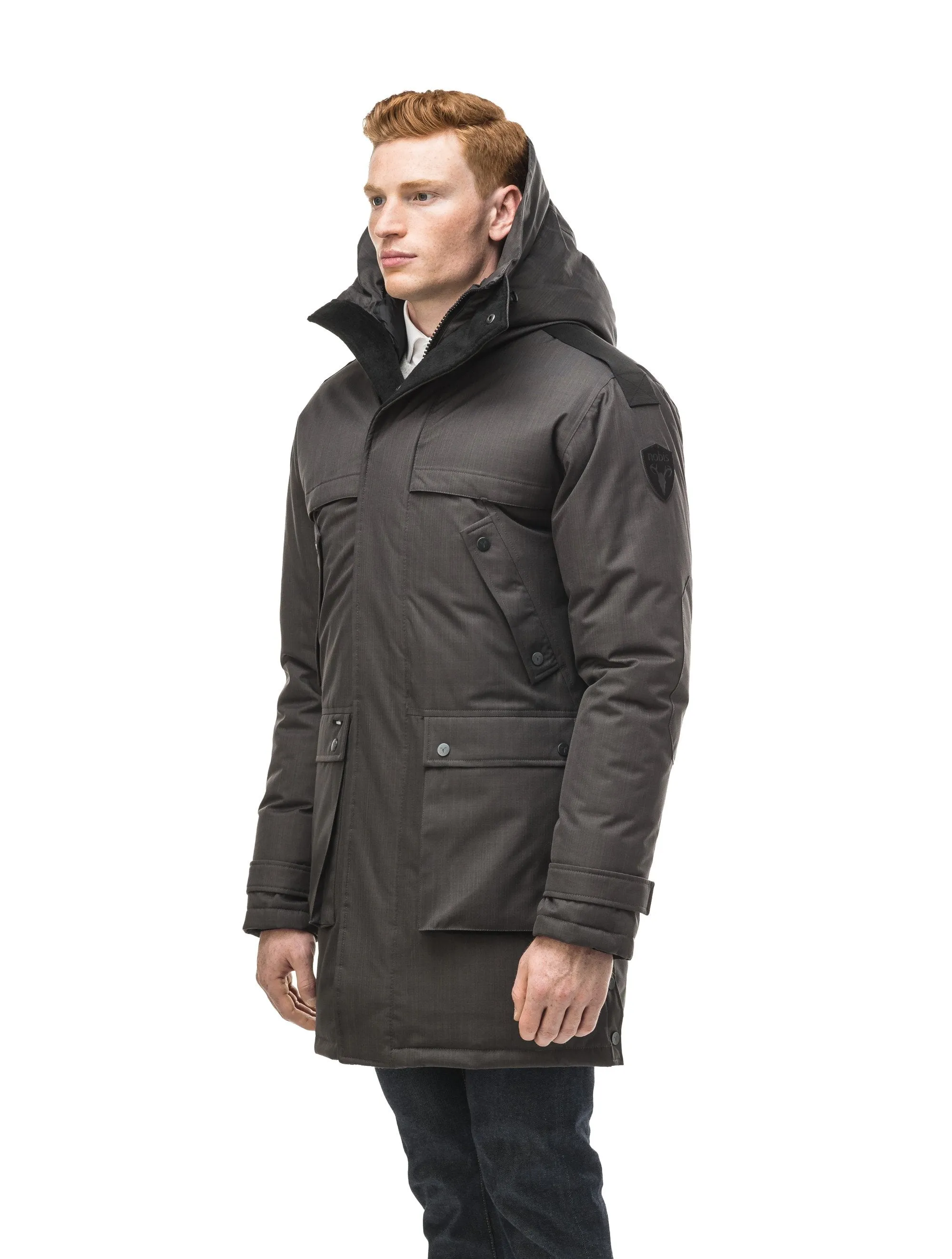 Yatesy Men's Long Parka