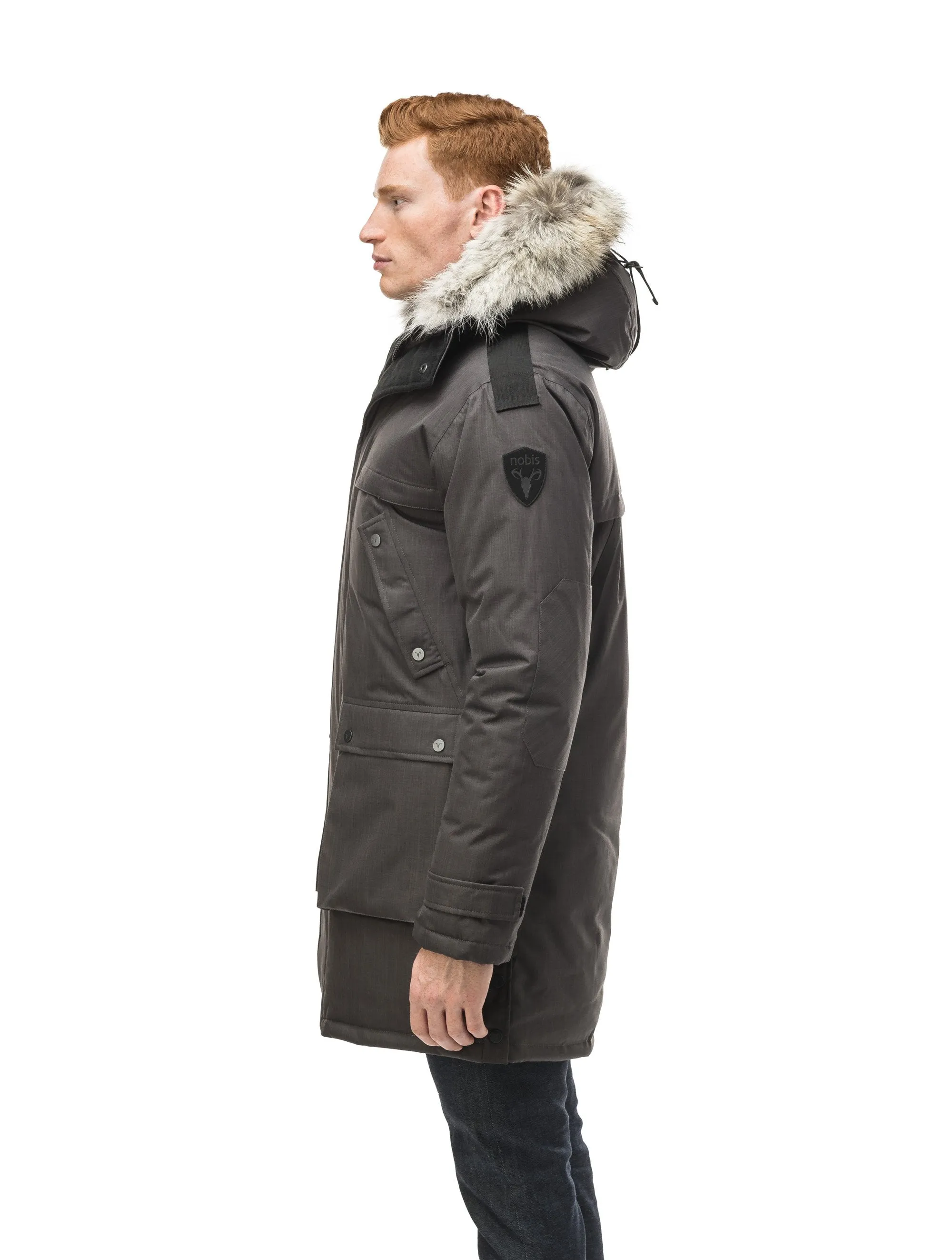 Yatesy Men's Long Parka