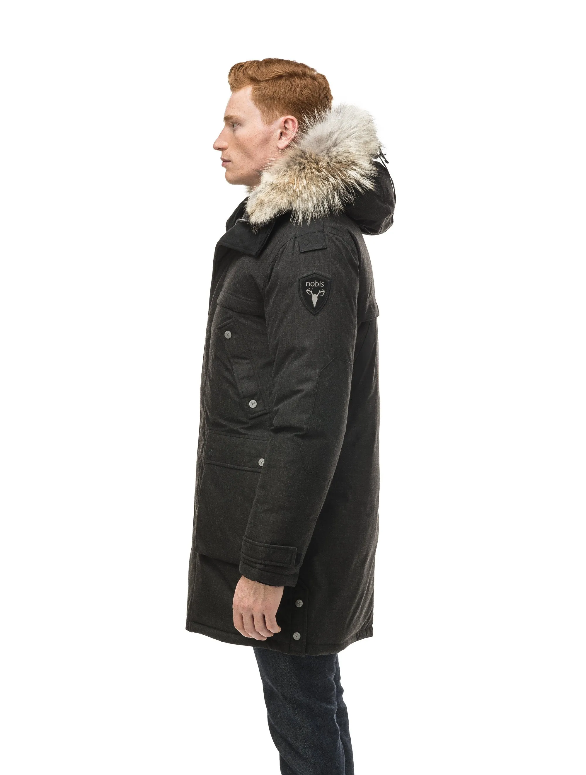 Yatesy Men's Long Parka