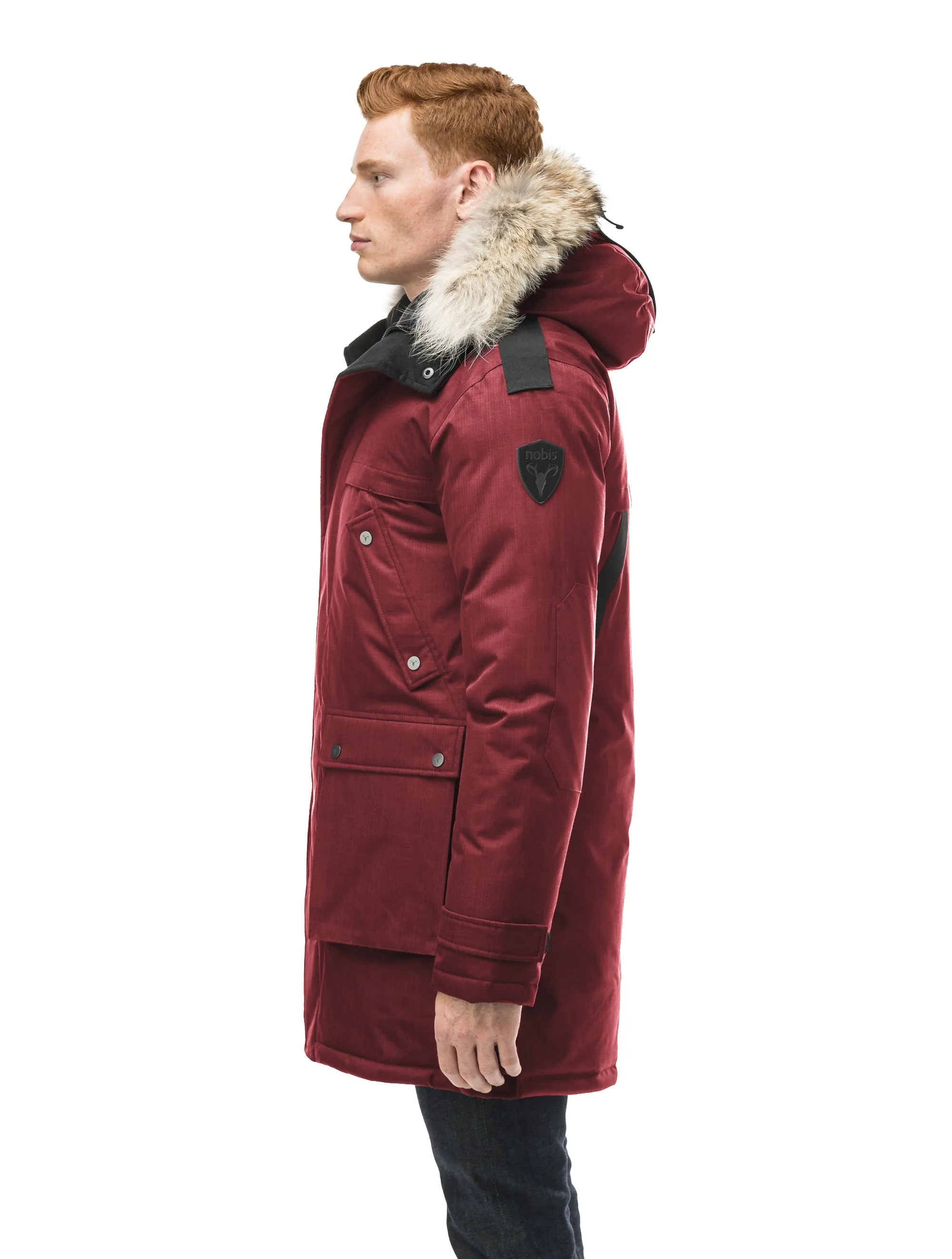 Yatesy Men's Long Parka