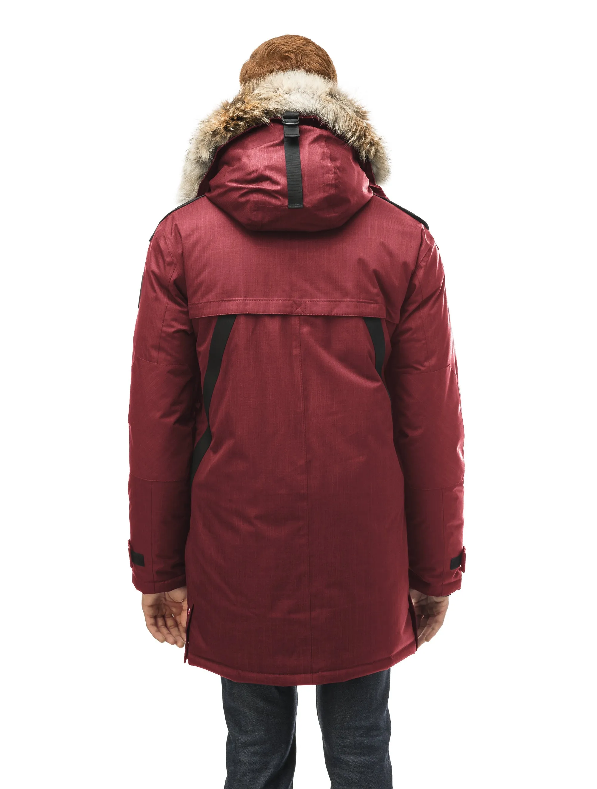 Yatesy Men's Long Parka