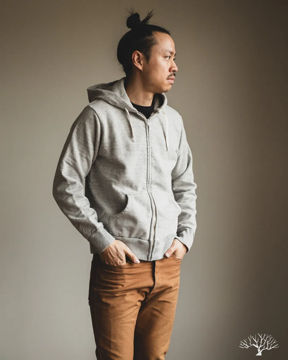 Zip Hoodie Sweatshirt - Grey