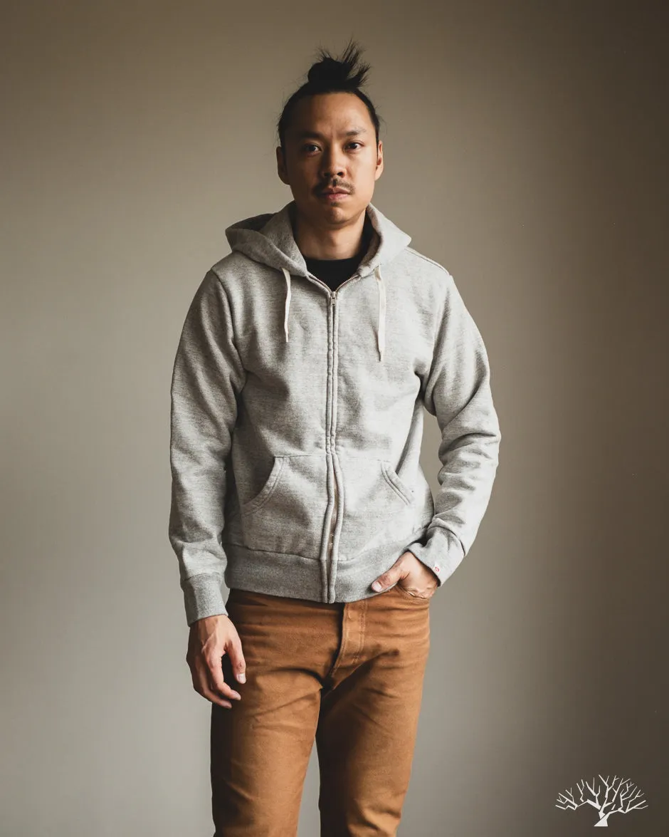 Zip Hoodie Sweatshirt - Grey